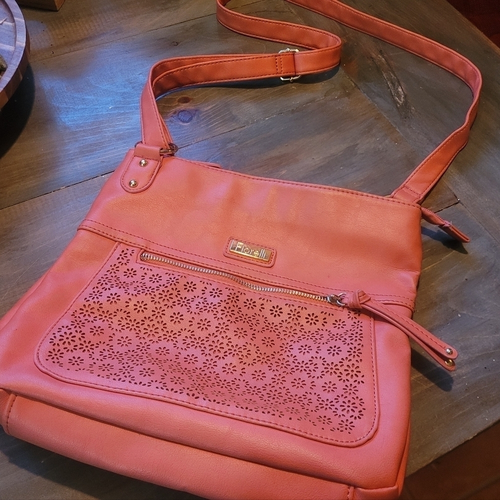 Fiorelli Coral Colored Crossbody Purse